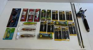 lot 141 image: Group Of Misc. Lures Including Gary Yamamoto, Cabelas And More