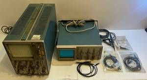 lot 147 image: Two Vintage Tektronix Oscilloscopes And More 1 ( Works) One Needs Work
