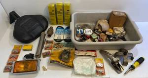 lot 157 image: Group Of Misc. Vintage Auto Parts And More