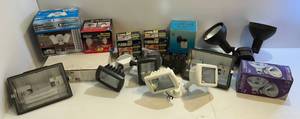 lot 162 image: Large Group Of Misc. Flood Lights (Some New In Box)
