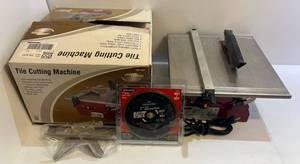 lot 193 image: Floor Craft Tile Cutting Machine (With New Blade NIB)