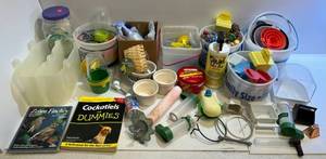 lot 199 image: Large Group Of Misc. Pet Bird Supplies And More