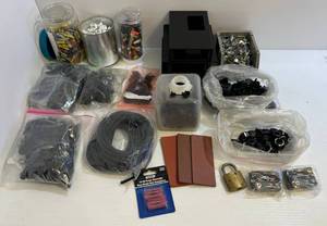 lot 212 image: Misc. Electrical Fasteners & More