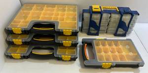 lot 215 image: Five Misc. Storage BoxesTackle Boxes