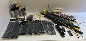 lot 227 image: Group Of Misc. Electrical Ties, Shrink Wrap And More