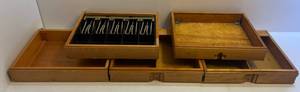 lot 228 image: Vintage Wooden Cash Drawers
