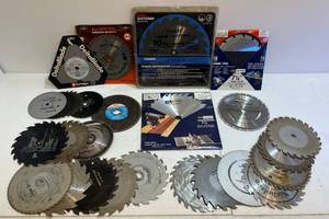 lot 323 image: Misc. Table Saw Blades Some NIB