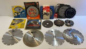 lot 324 image: Misc. Table Saw Blades Some NIB