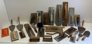 lot 330 image: Group Of Misc. Cement Finishing Tools