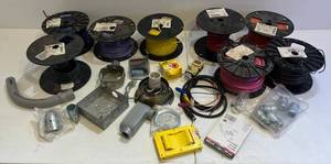 lot 333 image: Group Of Misc. Wire On Rolls (SEE Photos)