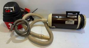lot 344 image: Vintage Metro Vacuum And Mini Shop-Vac
