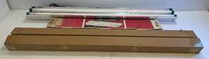lot 349 image: 48 Shop Light And Eight LED Shop Light Bulbs NIB