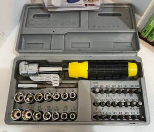 lot 356 image: Group Of Misc. Tools And Drill Bits