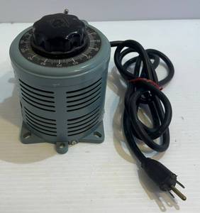 lot 233 image: RARE Discontinued Statco Energy Products No. 3PN116B Powerstat Variable Autotransformer (Used Once)