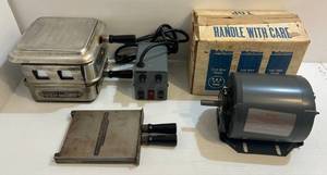 lot 234 image: Group Of Misc. Electronic Items Including Tenma 72-545, Westinghouse Motor NIB And More