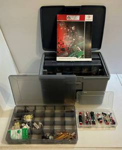 lot 267 image: Plano Tackle Box Filled With Resistors and More (CANT RESIST THIS ONE)