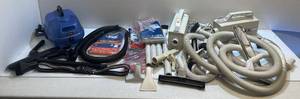 lot 271 image: Large Group Of Misc. Vacuums And Vacuum Hoses And More (Some Kirby)
