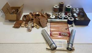lot 273 image: Large Group Of Leather Working Vinyl Corded Lace And More