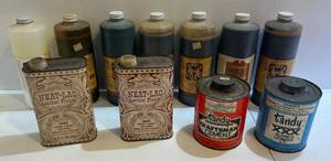 lot 274 image: Large Group Of Leather Working Stains And Dies