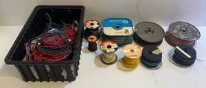 lot 281 image: Group Of Misc. Wire Some On Rolls