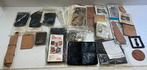 lot 284 image: Group Of Misc. Leather Working Kits And More