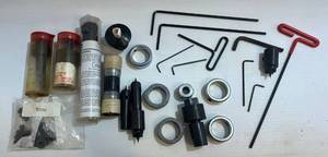 lot 301 image: Group Of Misc. Wood Lathe Items Including Shopsmith 12 Universal Arbor And More