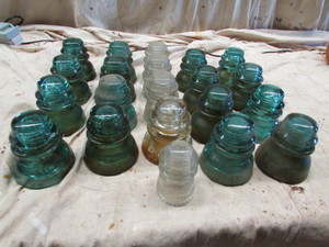 lot 101 image: Antique Insulators