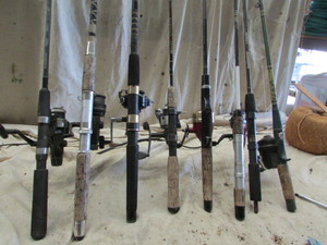 lot 102 image: Fishing Rods, Reels