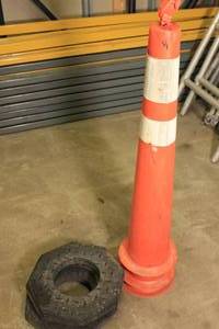 lot 22 image: Set of 3 Traffic Cones 45