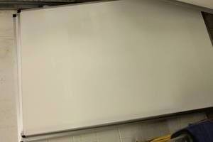 lot 34 image: 1 X Large Whiteboard, 4 x 5.5  with Ledge