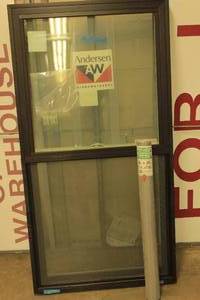 lot 57 image: Anderson Window 34 x 65 w Roll of Bug Screen 36in x 25ft