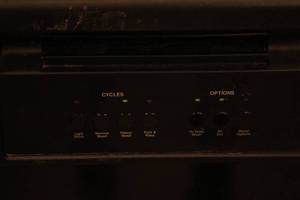 lot 82 image: Used Whirlpool Quiet Partner 1 Dishwasher, Black 24x30x24 - Tested and Working, See Pictures