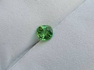 Rare .88 Carat Tsavorite Cushion Cut Gemstone $704 Retail