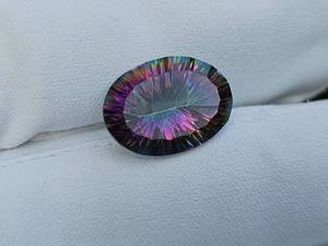 10.68 Carat Mystic Topaz Gemstone Starburst Cut