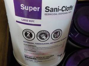 12 Ct Super Sani-Cloth Large Size G...