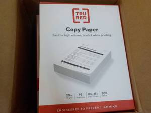 4 ct 2000 Sheets Total Tru Red 8 1...