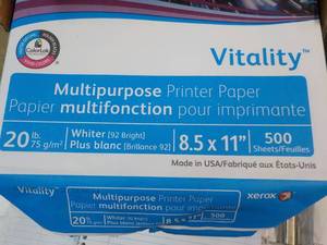 Xerox 1500 Sheets 8 12 x 11 White...