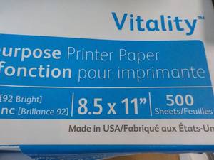 Vitality 1500 Sheets White 8 12 x ...