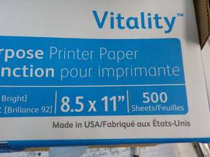 Vitality 1500 Sheets White 8 12 x ...