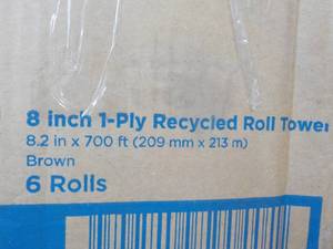 6 Rolls Enmotion 8 1 Ply Brown Pap...