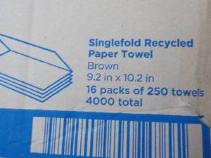 4000 Pacific Blue Single Fold Brown...