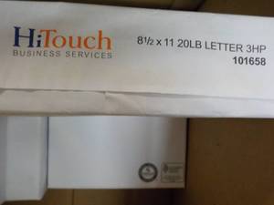 Hi-Touch White 8 12 x 11 Copy Pap...