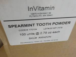 Box of 100 - 2.75 oz InVitamin Char...