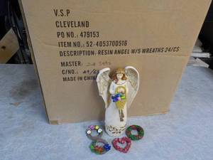 Case of 24 Resin Angels with 5 Inte...