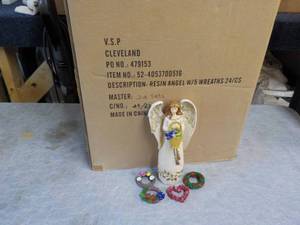 Case of 24 Resin Angels with 5 Inte...