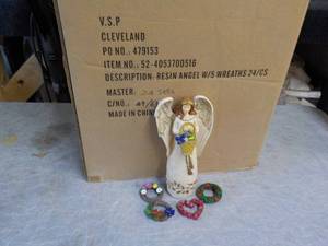 Case of 24 Resin Angels with 5 Inte...