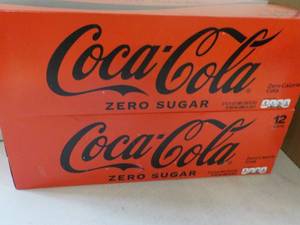 2 - 12 packs Coca Cola Zero Sugar ...