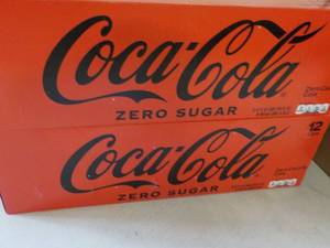 2 - 12 packs Coca Cola Zero Sugar ...