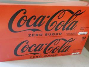 2 - 12 packs Coca Cola Zero Sugar ...