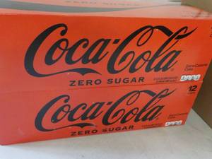 2 - 12 packs Coca Cola Zero Sugar ...
